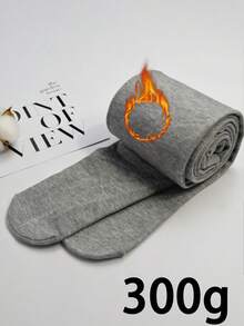 1pc Thermal Lined Tight Leggings For Women, Opaque Tights Suitable For 5-15°C, Autumn/Winter - Multicolor - View 16