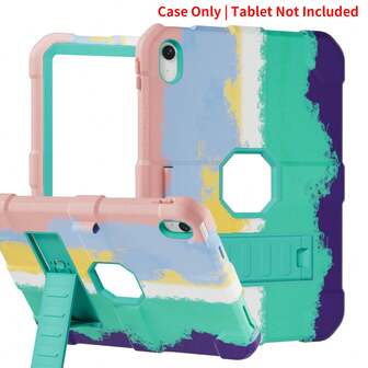 Kids Tablet 1pc Stock Case Compatible With Ipad Mini6/Mini7 A17 Generation 8.3'inch, Ipad Mini 6 Generation 2022 Tablet Cover With Pencil Holder [360° Rotating Hand Strap] &Stand, Case Compatible With Ipad Mini 6 Mini 7 8.3 2024 (Pink+Blue,Blue+Blue,Color+Green)