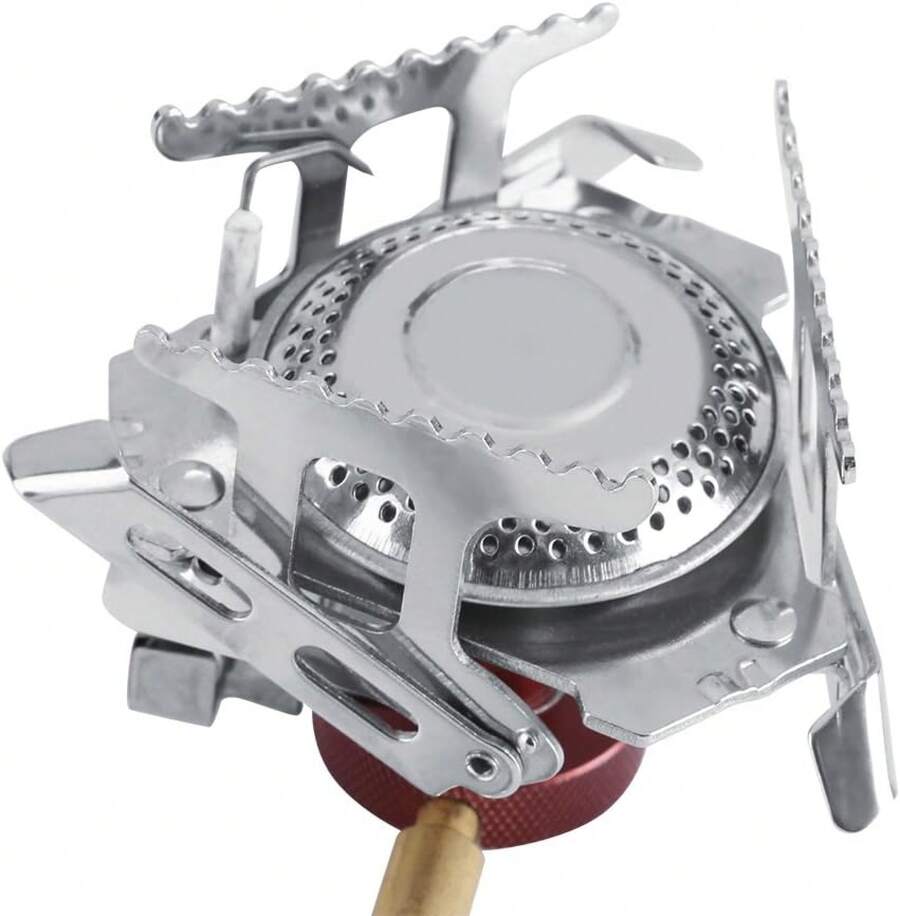 Hornillo de Gas Portátil 3500W con Encendido Piezoeléctrico Estufa de Camping para Cocina al Aire Libre, Picnics, Viajes, Cocina Exterior, Familias, Acampantes - 1 - Ver 1