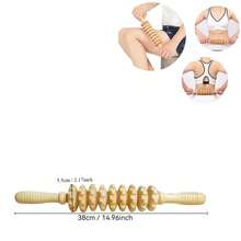 SilvaLex Wooden Massage Tool, Full Body Massager, Hand Massager, Leg Massager, Shoulder Massager, Neck Massager, Face Massager, Back Massager, Waist Massager, Full Body Muscle Massage, Multi-Functional Massage Tool For Different Body Parts, Body Relaxation Tool - Apricot - View 17
