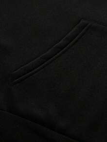 Men's Casual Novel Hoodie With "YOUNGLA" Text Pattern, Daily Casual Wear, Autumn And Winter Gifts, Comfortable And Versatile, Fashionable Street, Suitable For Daily And Outdoor Wear. - 藍色 - 查看 9