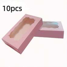 20pcs/Set Valentine's Day/Christmas Gift Boxes With Transparent Display Window - Disposable Style, Perfect For Holiday Gifts, Festival Gift Boxes | Festive Design | Paper Gift Boxes (Halloween/Christmas/Valentine's Day/Thanksgiving/Graduation Season) - Multicolor - View 18