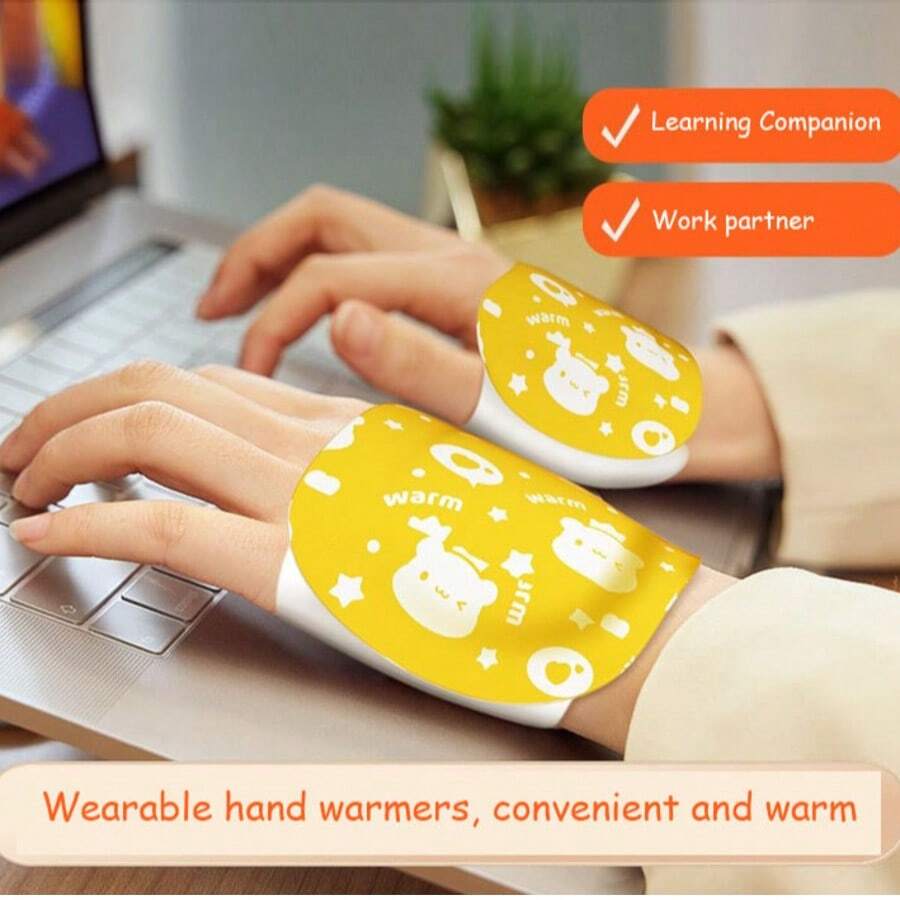 Hand Warmer, Self-Heating Patch, Hand-Held Disposable Wearable Hand Warmer, A Special Winter Hand Warmer For Students,Wearable Hand Warmer, Self-Heating Hand Warmer, Children, Adults, Writing And Office Hand Warmer,Heating Foot Patch - Multicolor - View 1