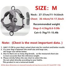 Reflective Pet Harness And Leash Set For Dog & Cat, Escape Proof Adjustable Small Dog Harness With Soft Mesh - Dark Grey - View 15