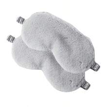 1 件毛绒眼罩，办公室和学校午睡遮光眼罩，旅行用品，送给家人、同事和朋友的礼物