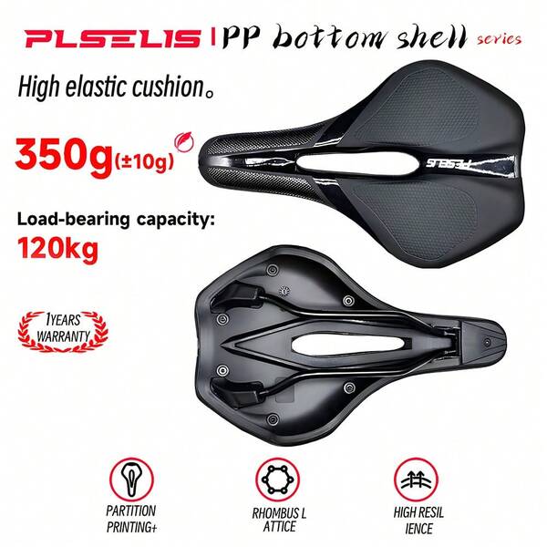 plselis 1 Stück Paisley Fahrrad Sitzpolster, Schwarz, Verdicktes stoßabsorbierendes Rennrad Sattel, weiches & bequemes Outdoor Fahrrad Zubehör