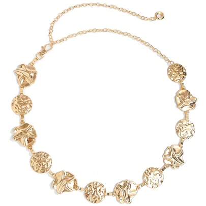 1pc Geometric, Cosmic, Bohemian, Cute, Sexy, Elegant Zinc Alloy Waist Chain, Suitable For Weddings, Sports, Parties, Spring/Summer/Autumn/Winter