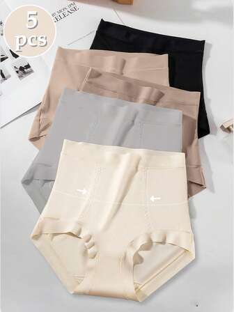 5pack Solid Shapewear Panty