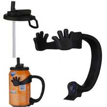 Soda Water Can Stand, Easy Grip & Pop-Top Cap - Heavy-Duty Beverage Grip, Compatible With Soda Water, Beer, And Energy Drinks - Ideal For Parties, Bars, Camping, And Travel - Durable Plastic Portable Hands-Free Drinking - Perfect For Halloween, Christmas, Birthdays, And Bachelor Parties - Multicolor - View 10