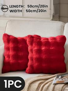 1/2/4 Stück luxuriöser Kunstfell Toskana Kissenbezug, Kissenhülle, ohne Kisseneinsatz, flauschige Heimdekoration Kissenhülle für Wohnzimmer Sofa, Schlafzimmer Kopfteil, Überwurfkissen, Oeko-Tex