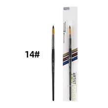 Conjunto de pincéis redondos profissionais Xin Bowen para pintura em aquarela, acrílico, guache, tinta e têmpera, ideal para artistas e amadores. - Tamanho Único - Ver 12