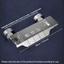 恒温淋浴系统（四功能/三功能/两功能），钢琴键式壁挂淋浴器，无需用电，包含安装套件，仅含淋浴系统。