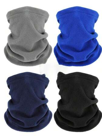 1pc Winter Neck Wrap Heater, Suitable For Men And Women, Windproof Face Mask Fleece Face Cover Scarf, Cold Weather Sports Accessories For Women, Outdoor Warm Neck Wrap, Travel, Cycling, Skiing Warm Fleece Neck Wrap
