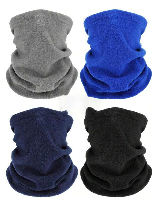 1pc Winter Neck Wrap Heater, Suitable For Men And Women, Windproof Face Mask Fleece Face Cover Scarf, Cold Weather Sports Accessories For Women, Outdoor Warm Neck Wrap, Travel, Cycling, Skiing Warm Fleece Neck Wrap