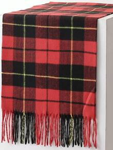 1 szt. Jesień/zima, nowy, wąski, ciepły szalik dla par w stylu brytyjskim, w kratę, z frędzlami, modny, lekki, z imitacji kaszmiru, wysokiej jakości, miękki i wygodny, odpowiedni do codziennego użytku, wymiary: 30 cm * 180 cm (przed zakupem należy sprawdzić szczegóły dotyczące rozmiaru produktu)