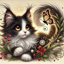 1 件 5D 无框圆形钻石画套装 - 全钻钻石艺术，帆布 DIY 马赛克工艺套装，包含笔、胶水、托盘、钻石珠。适合钻石画爱好者，精美家居墙面装饰礼物，减压好帮手 - 彩色 - 查看 12