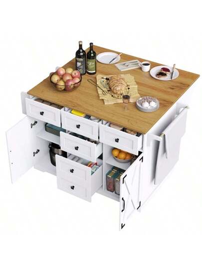 High Quality Kitchenware, Multifunctional Serving Trolley Storage Space Large Space, Mobile Buffets, Kitchenware Kitchens, Zwart view 5