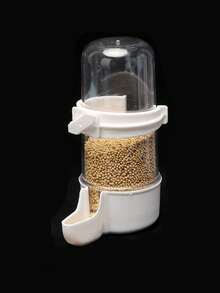 1pc Worry Free, Transparent And Visual Automatic Bird Food Bowl Water Dispenser - An Innovative Maintenance Solution Designed Specifically For Small And Medium-Sized Birds Such As Parrots, Canaries, And Sparrows! Wear Resistant And Drop Resistant, The Transparent Compartment Body Makes The Remaining Amount Clear At A Glance, And The One Click Disassembly Structure Is Easy To Clean.