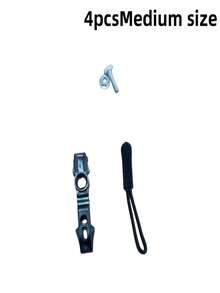 3/4/6件套通用拉链维修套装，可拆卸拉链头，适用于夹克、行李箱、包袋，无需缝纫，适用于夹克、行李箱、包袋、家用拉链头更换，无需工具