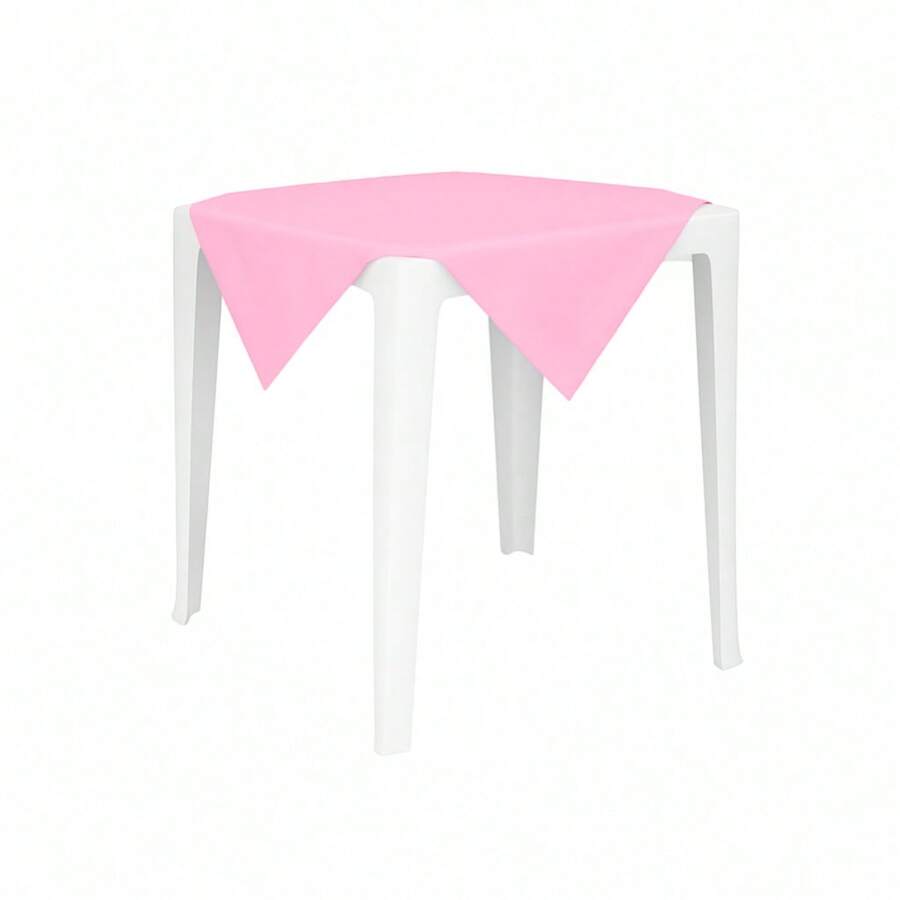 15 Tablecloths/Stain Covers, Non-Woven Fabric, 70cm X 70cm - Màu Hồng baby - Xem 1