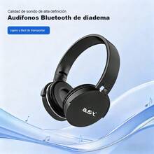 Auriculares Bluetooth de Diadema, Sonido Inmersivo con Reducción de Ruido, Batería Larga Duración, Diseño Ergonómico, 2 Colores (Negro/Blanco), Ideal para Regalar - Negro - Ver 4