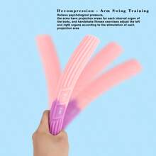 硅胶多功能健身杆，腕力阻力辅助工具，弹性扭力杆，握力杆，阻力杆，肌肉康复训练，放松，敲击按摩