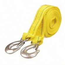 Car Trailer Rope,Car Emergency Tow Rope,Off,Road Thickened Car Dolly Strong Rescue Pulling Tow Rope, Nylon Recovery Strap With For Vehicle Emergency Recovery,Heavy Trailer Winch Strap,Unparalleled Burst Strength, Including Sturdy Hooks,Perfect For Towing And Recycling, Yellow Gift For Father - Multicolor - View 3