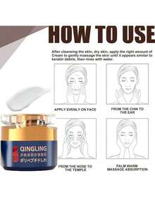 Qingling Face Cream, Quinglin Crema Para Arrugas, Qingling Wrinkle Removal Cream, Polypeptide Tightening And Anti-Wrinkle Cream, Facial Neck Eye Cream Anti-Aging For Men & Women - Nhiều màu - Xem 6