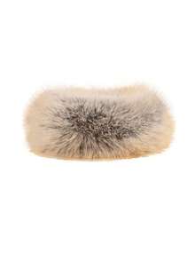 1Pc New Women's Autumn And Winter Imitation Fox Fur Headband, Lightweight And Comfortable, Suitable For Outdoor Sports And Cold Weather, Warm Fit, Suede Texture, Ear Protection, Thickened Warmth, Windproof And Cold-Resistant, Soft And Skin-Friendly Fur Edges, Fashionable And Casual Outdoor Style. Fashion Hair Accessories Women Hair Band - Multicolor - View 12