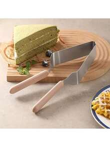 Professional Stainless Steel Cake Slicer - Triangle Cutter & Separator For Perfect Slices, Ideal For Desserts, Birthday Parties, Pizza & Cheesecakes