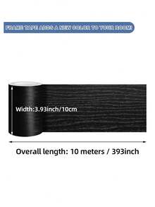 1 Roll Farmhouse Vintage High-End Black & White Optional Faux Wood Grain Contact Paper, Self-Adhesive Removable, Suitable For Kitchen Countertop Renovation, Cabinet Doors, Desktops, Shoe Cabinets And Other DIY Home Furniture Color Change, Holiday Repair And Renewal Wallpaper Wall Paper Wall Stickers Wall Decor Room Decor Bedroom Decor