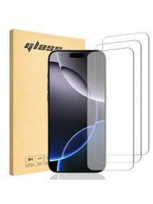 3pcs 9H Hardness Tempered Glass Screen Protector, Full Screen Transparent, Compatible With IPhone 11/12/13/14/15/16 Pro Max/12/13 Mini, Also Compatible With IPhone 6/6s Plus/7/8 Plus/X/XS Max/XR - Clear - View 24