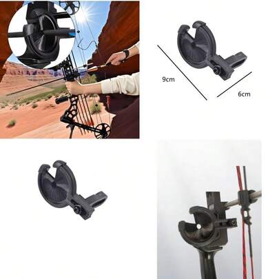 Arrow Rest Archery Round Replacement Brush Bow And Arrow Shooting Target Parts Tool Hunting Accessories Arrow Stand Recurve Bow Hunting Whisker Arrows Stand Targeting Black