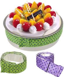 4-Piece Bake Even Strip, Cake Pan Dampen Strips, Juego De Tiras Para Hornear Nivelado, Absorbent Thick Cotton, Tiras De Molde Para Tartas - 1 - Ver 3