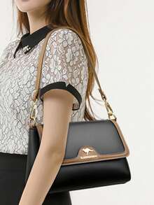 经典简约高品质手提包 女士休闲斜挎包 单肩包 女士托特包 2025新款 - 黑色 - 查看 11