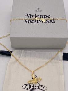 Vivienne Westwood Mini Bas Relief Pendant Necklace - 金色 - 查看 3