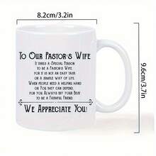 To Our Pastor'S Wife Ceramic Coffee Mug – Heartfelt Gift For Busy Professionals, Teachers, And Family – Microwave , Hand Wash Only – Perfect For Office Or Home Use - To Our Pastor's Wife - View 3