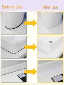 Waterproof Seant Tape For Kchen/Bathroom/Toilet/Tile Joints And Corners, High Adhesive Waterproof Milw-Proof Anti-Oil Toilet Seant Tape, Self-Adhesive Joint Sticker, Moisture-Proof Sealing Tape, Suable For Kchen, Bathroom, Bathtub, Wall Corners, Sink And Toilet - 彩色 - 查看 6