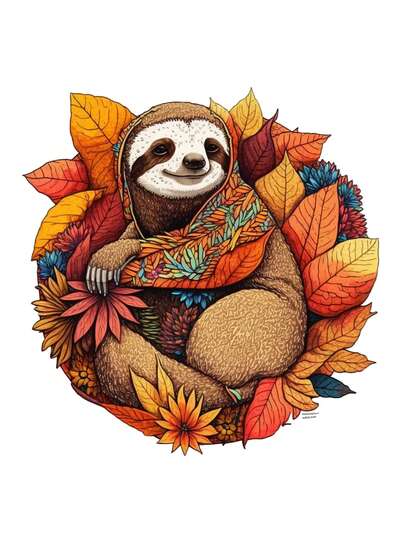 Wooden Jigsaw Puzzle With Sloth Shape,Adult Stress Relief Game,Asymmetrical Animal Pattern Puzzle,Ideal Gift For Christmas,Birthday,Suitable For Family And Friends To Play Together,Puzzle,Sloth,Puzzles For Adults,Puzzle,Sloth,Jigsaw Puzzle,Puzzle,Jigsaw Puzzle,Wooden Puzzle,Puzzle,Puzzle Pattern,Wood Adults Puzzles