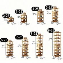 1 chiếc kệ giày bằng tre dày dặn tối giản, thích hợp cho phòng ngủ, lối vào, hành lang, phòng khách, tủ đựng giày nhiều tầng, tiết kiệm không gian, kết cấu nhẹ, tấm tre dày chắc chắn, sức chứa giày rộng, bảo vệ giày dép, dễ lắp ráp, màu sắc trung tính hiện đại, giải pháp lưu trữ hoàn hảo cho lối vào nhà, chức năng và thanh lịch cho việc sắp xếp tủ quần áo hàng ngày, tiết kiệm không gian, gọn gàng, thời trang, bố trí đa năng, có lớp phủ, trưng bày không bám bụi, dễ vệ sinh, phù hợp với không gian nhỏ, kiểu dáng trang nhã. - Màu vàng - Xem 6