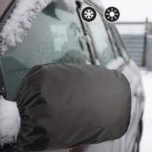 2 Packs Car Mirror Snow Cover, Adjustable Ribbon Mirror Cover, Suitable For Most SUVs, Minivans, Sedans, Easy To Install And Easy Disassemble Design, Universal Accessories For Trucks, Winter Auto Accessories, Compact Cover, Universal Models, Comfortable Fit, Reinforced Stitching, SUV Mirror Shield, Car Owner, Van Owner - one-size - View 1