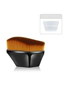 1/2 pezzi di Pennello Magic Foundation Powder nr. 55 con scatola, pennello a petalo, set di pennelli per il trucco, set di pennelli trucco portatile, strumenti di bellezza per il trucco