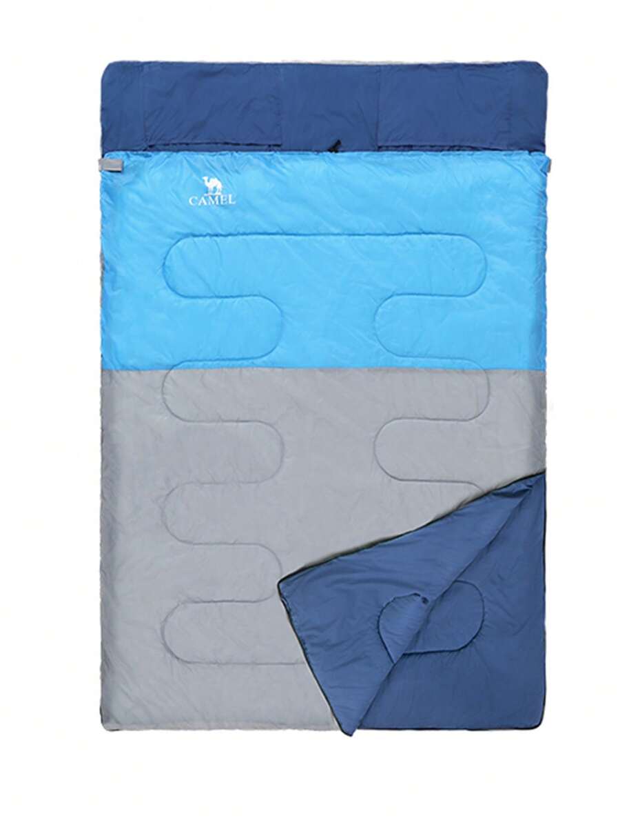 CAMEL CROWN 睡袋 - 藍拼灰 - 查看 1