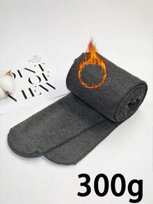 1pc Thermal Lined Tight Leggings For Women, Opaque Tights Suitable For 5-15°C, Autumn/Winter - Multicolor - View 19