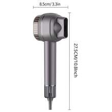 2025 Professional Salon Hair Dryer & Straightener Set, Hotel Smart Ionic Hair Dryer - Grey - View 3