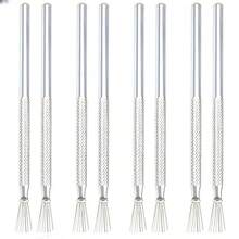 Juego de 8 piezas de herramientas de acero inoxidable con forma de aguja, adecuado para cerámica y escultura de arcilla - Multicolor - Ver 7