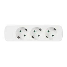 CILIA 1/2 Packs 3 Socket Adapter, A Socket With Switch, Overload Protection And Child Protection, Suitable For Home, Office And Travel Use