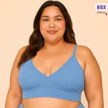 Set Of Up To 3 Women's Ribbed Tank Tops, Comfortable, Assorted And Delicate Colors, Wireless, Removable Padding - Multicolor - Ver 6