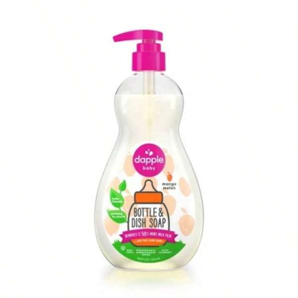 Dapple Bottle Dish Soap - Melon Scent - 16.9 Fl Oz