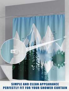 1/2/4pcs Shower Curtain Clips - Adhesive Hooks, Firm Grip, Anti-Slip & Wear-Resistant, Protect Curtain Fabric, Easy To Use, Essential Bathroom Accessory, Durable Curtain Holders - Multicolor - View 10